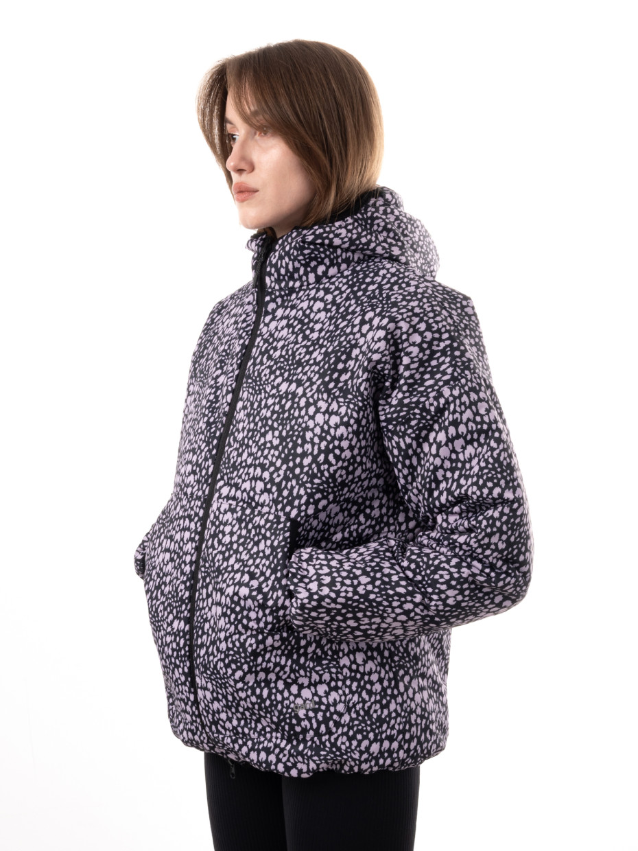 Куртка женская OVERSIZE DEMI JACKET | lilac leopard 2/24