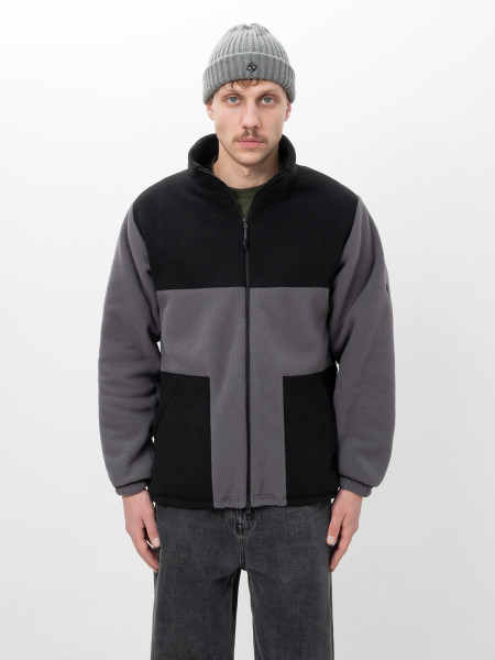 Кофта FLEECE T І темно-сірий - чорний 4/25 фото 2