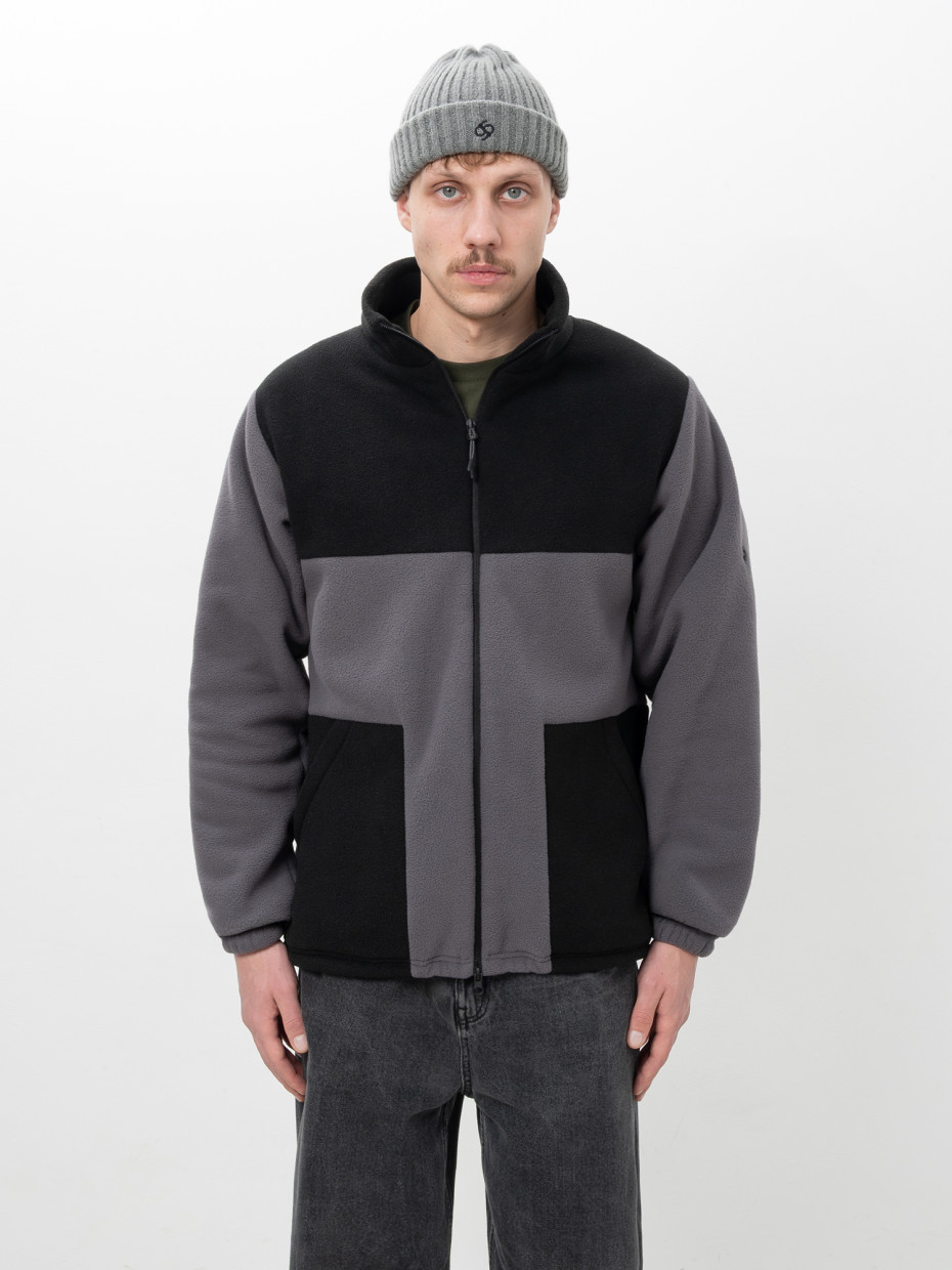 Кофта FLEECE T І темно-серый - черный 4/25