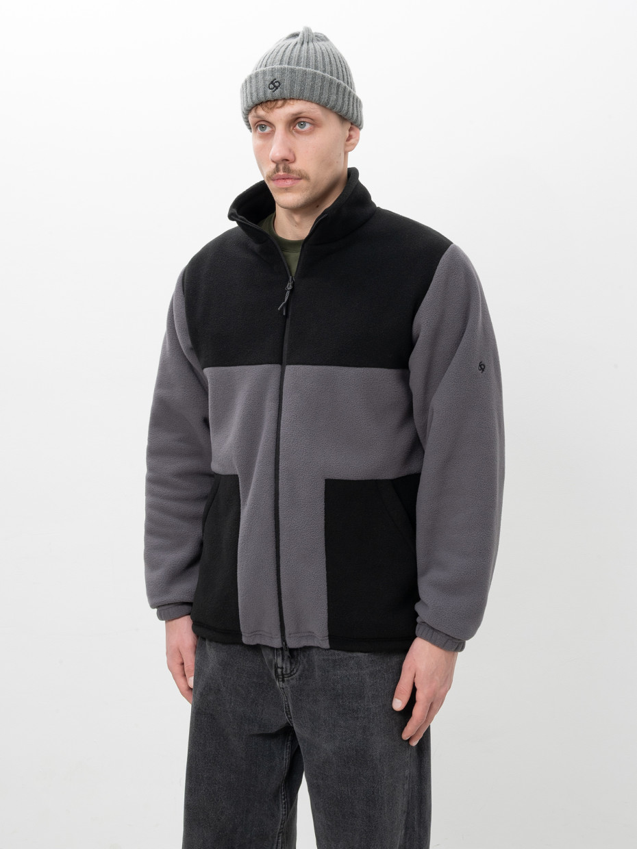 Кофта FLEECE T І темно-серый - черный 4/25