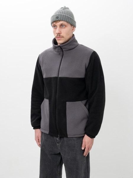 Кофта FLEECE T І чорний - темно-сірий 4/25 фото 3