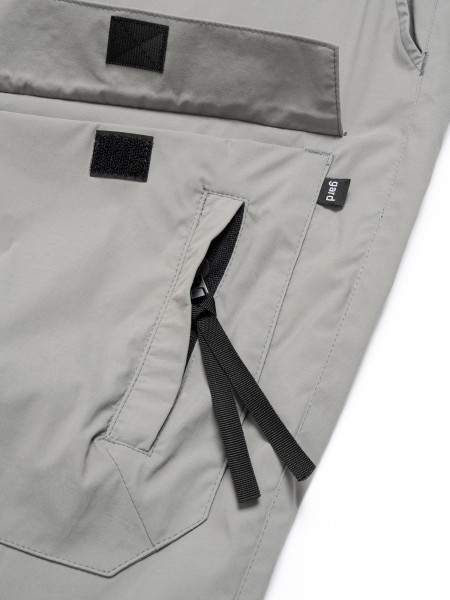 Штани ZIP FRONT POCKET | сірий 2/25 фото 3