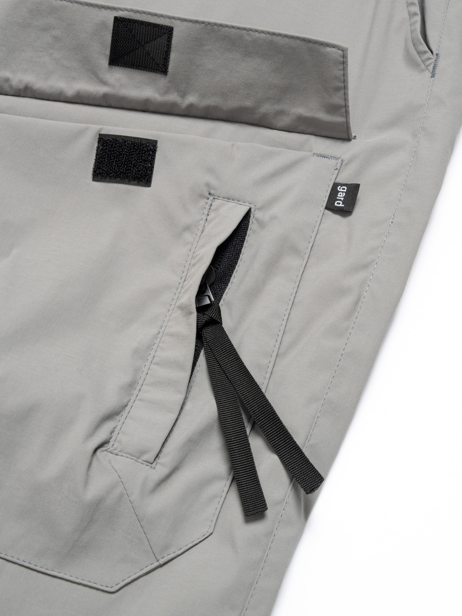 Штани ZIP FRONT POCKET | сірий 2/25