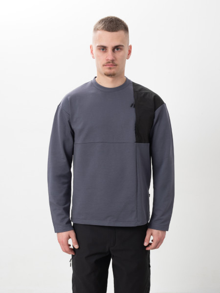 Лонгслив WITH CHEST POCKET | графит 1/26 фото 2