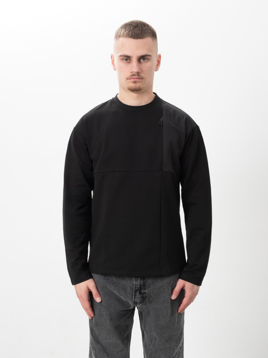 Лонгслив WITH CHEST POCKET | черный 1/26