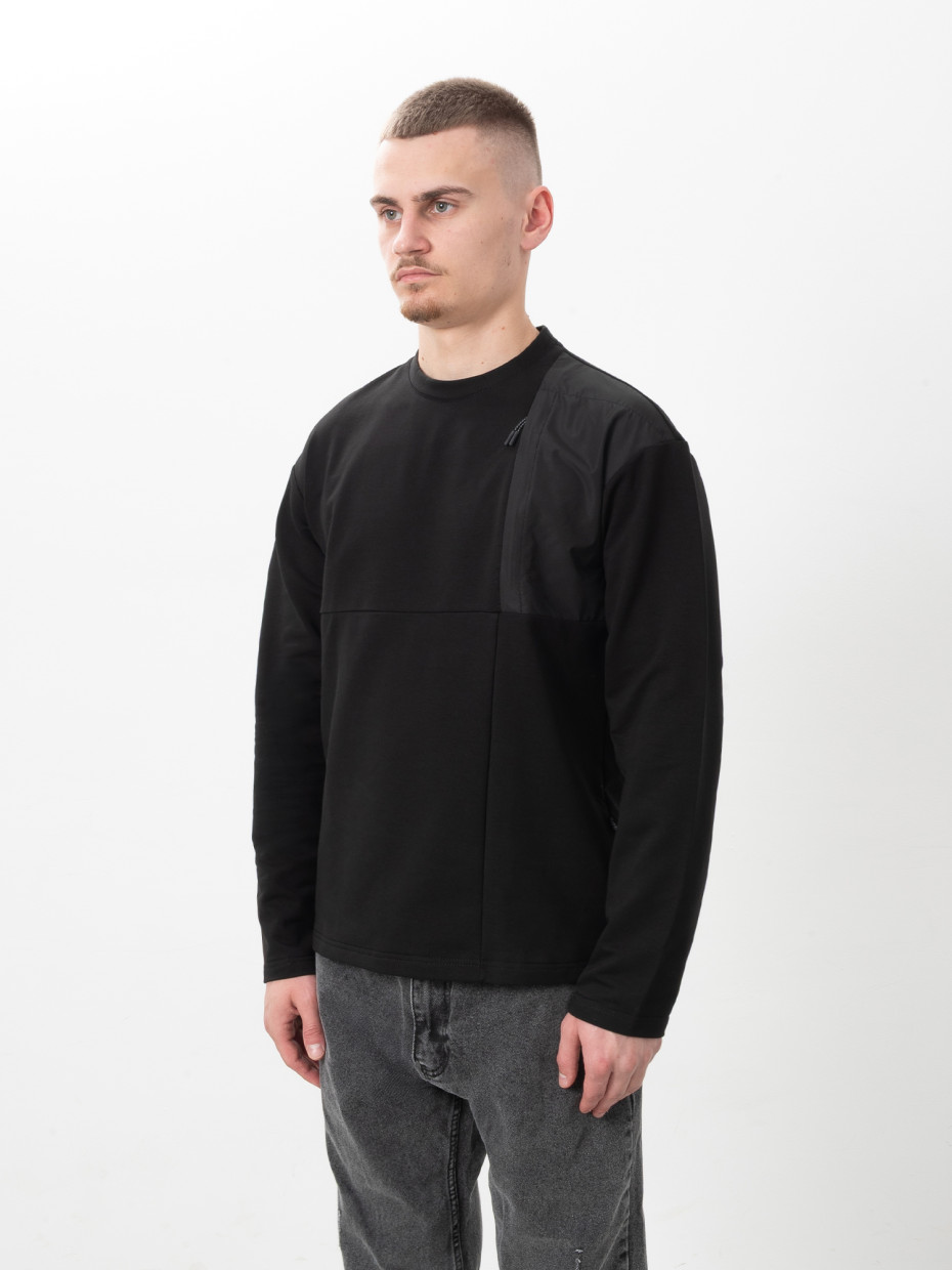 Лонгслив WITH CHEST POCKET | черный 1/26