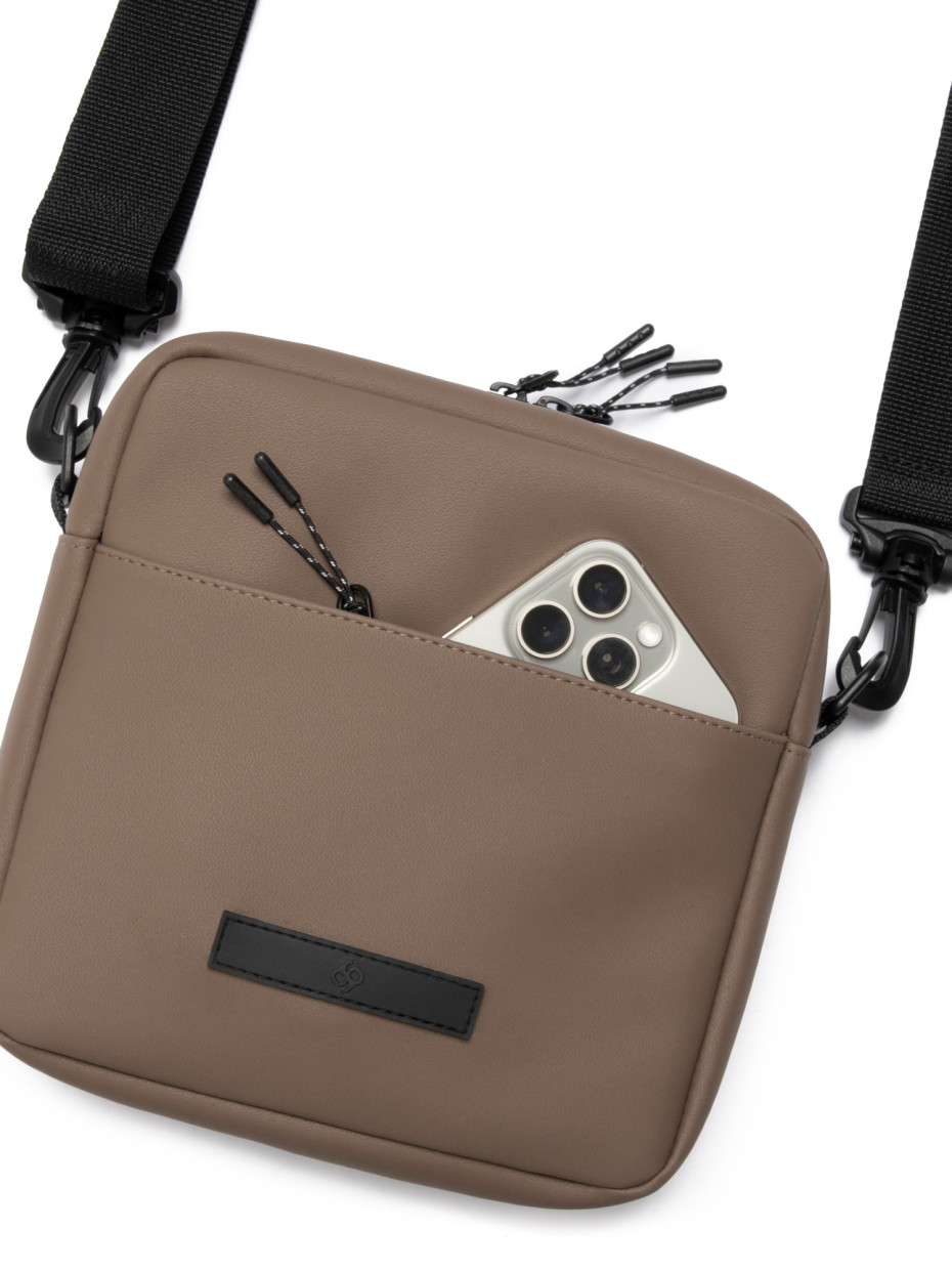 Месенджер S (MINI ECO-LEATHER MOD) | екошкіра бежевий 3/26