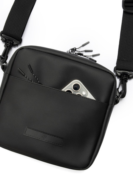 Месенджер S (MINI ECO-LEATHER MOD) | екошкіра чорний 3/26 фото 2