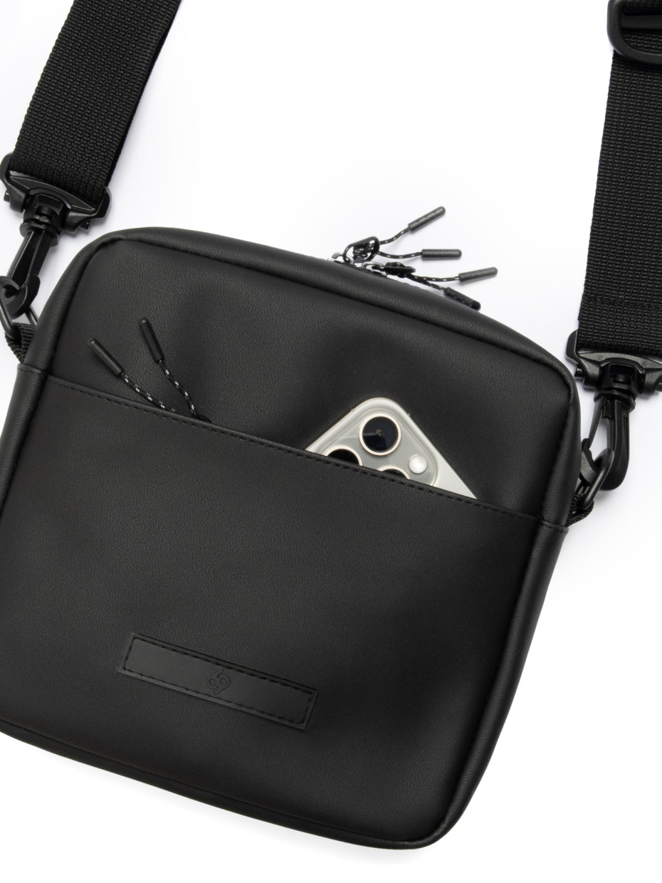 Месенджер S (MINI ECO-LEATHER MOD) | екошкіра чорний 3/26