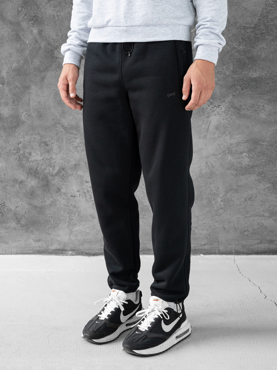 Спортивні штани SHIRR fleece I чорний 4/21