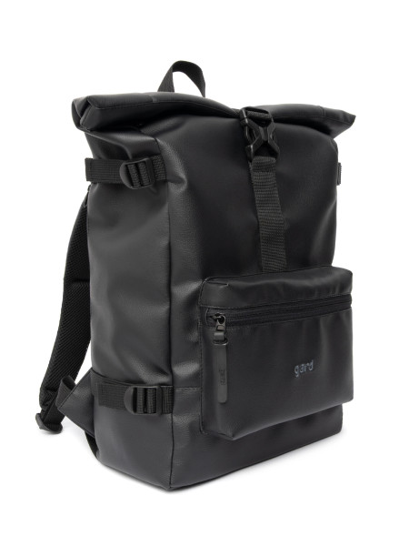 Рюкзак ROLLTOP 2 I еко-шкіра чорна матова 3/20 фото 3