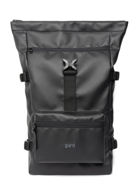 Рюкзак ROLLTOP 2 I еко-шкіра чорна матова 3/20 фото 4