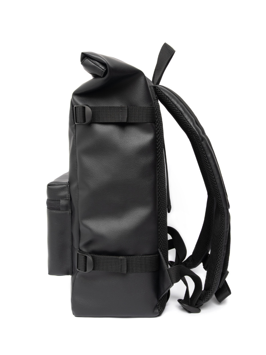 Рюкзак ROLLTOP 2 I еко-шкіра чорна матова 3/20