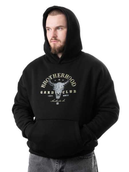 [gb] Худі oversize fleece wild west [gb] І чорний 4/24 фото 5