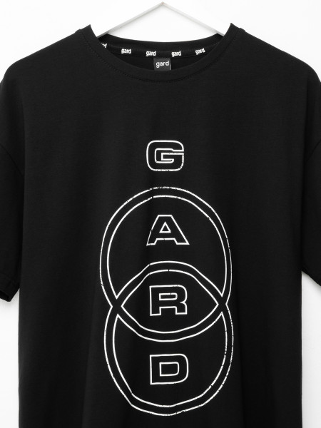 Футболка oversize GARD VENN | чорний 2/25 фото 2