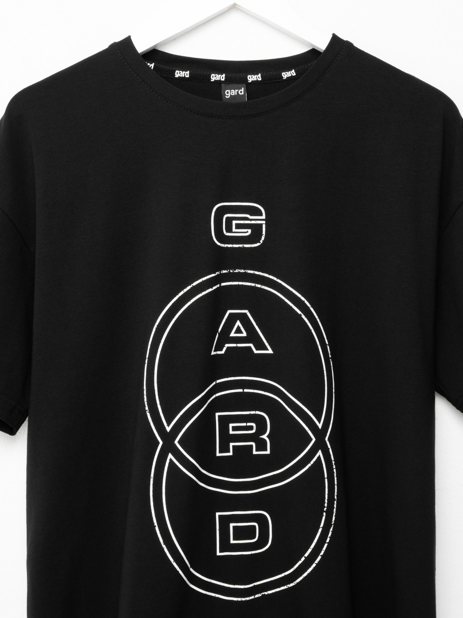 Футболка oversize GARD VENN | черный 2/25