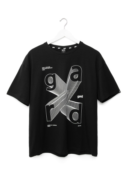 Футболка oversize GARD CLO COMPANY | чорний 2/25