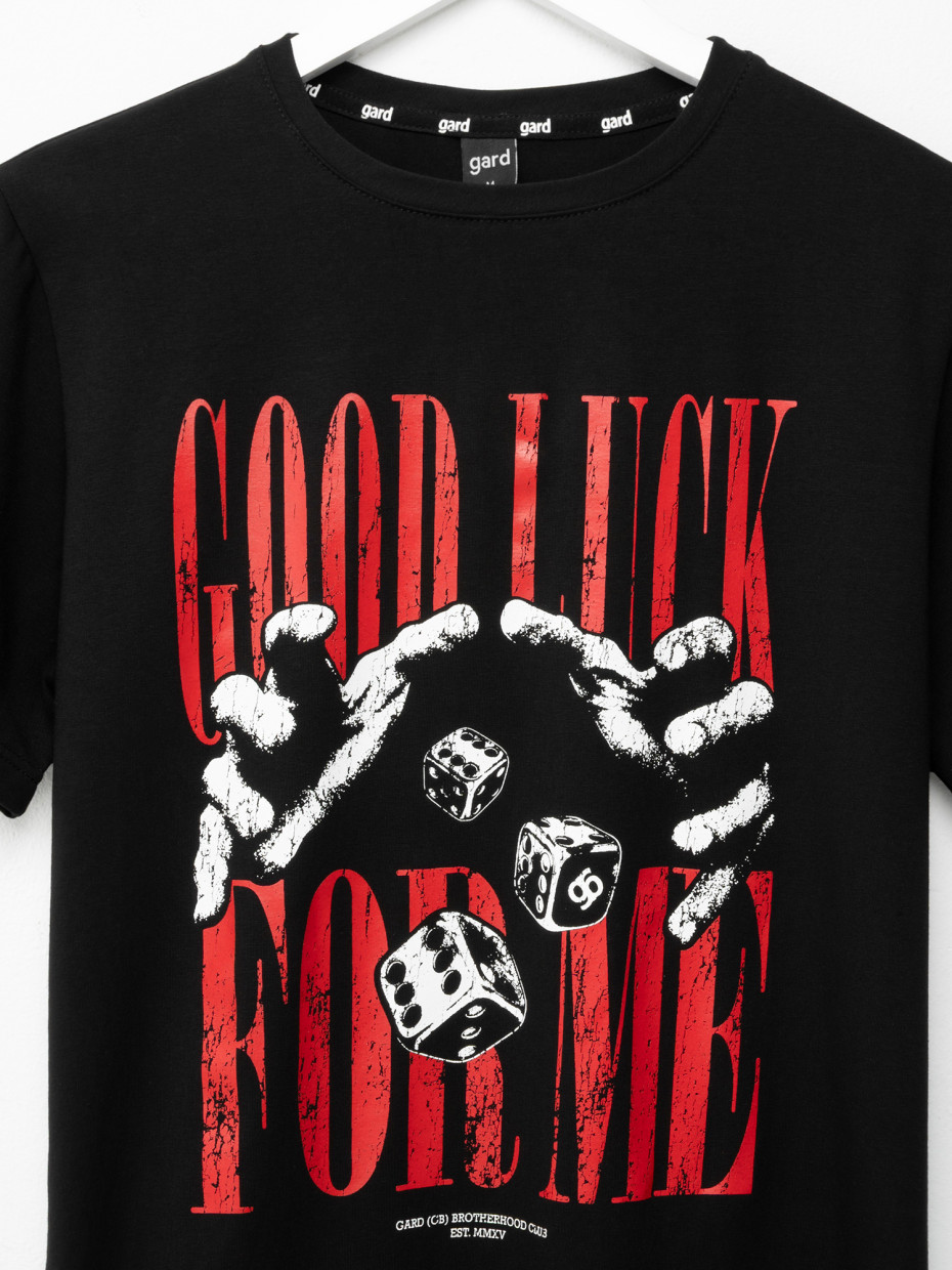 Футболка GOOD LUCK [gb] | чорний 2/25