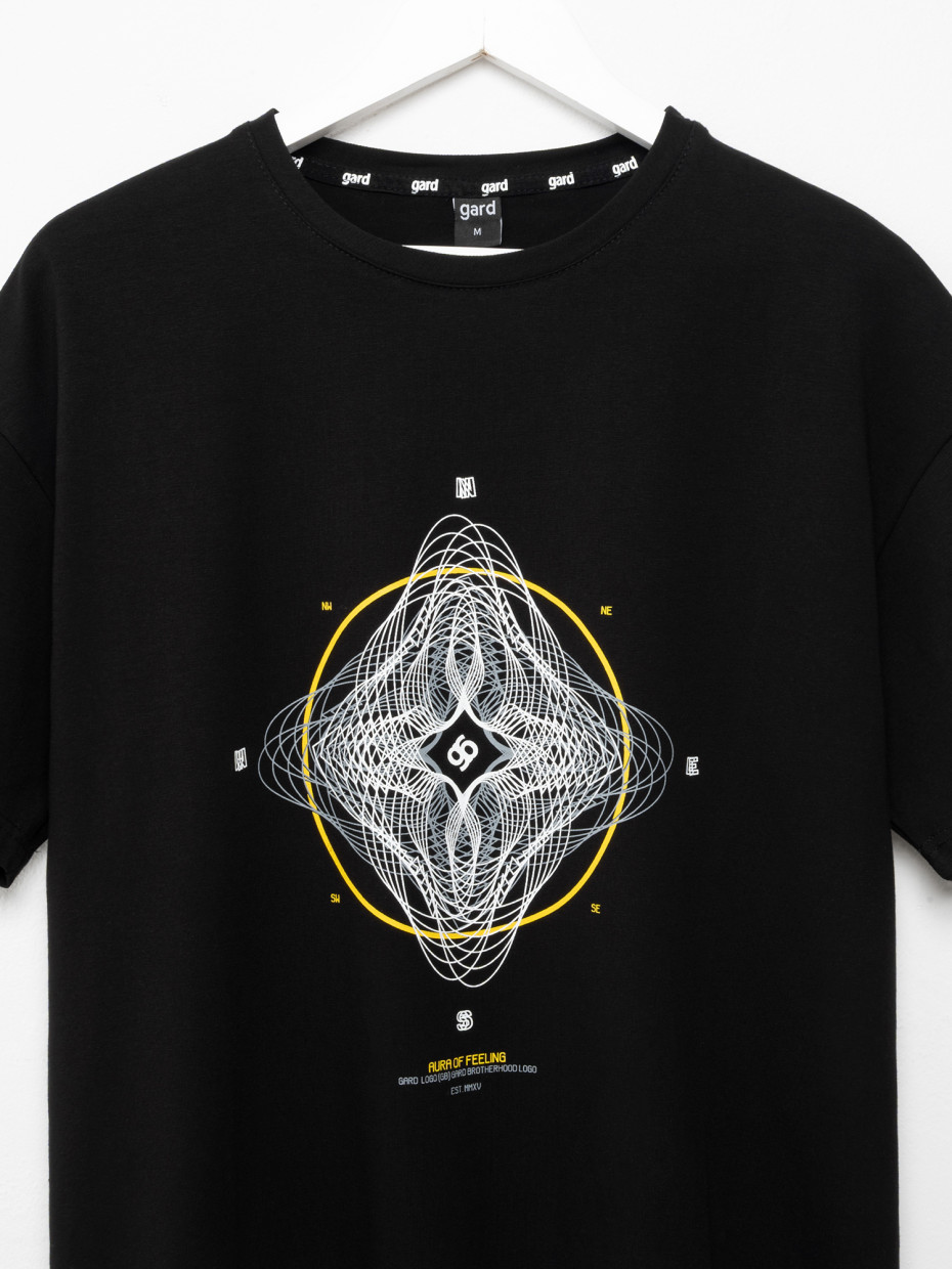 Футболка oversize AURA OF FEELING [gb] | черный 2/25