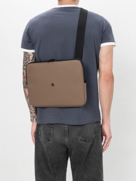Чохол для ноутбука (SFA) LEADER BAG+FS | екошкіра бежевий 2/26 фото 4