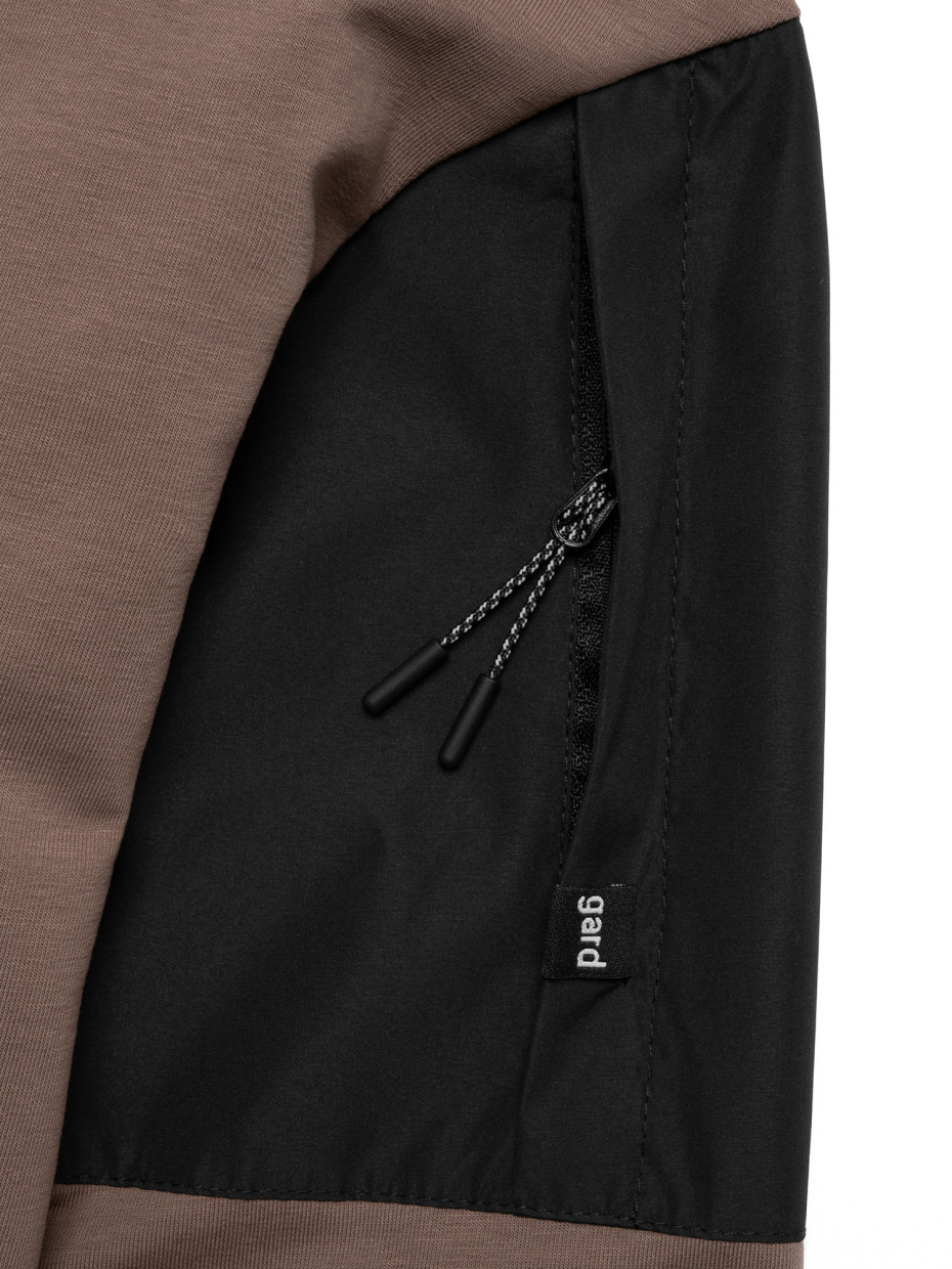 Лонгслив WITH SLEEVE POCKET | какао 1/26