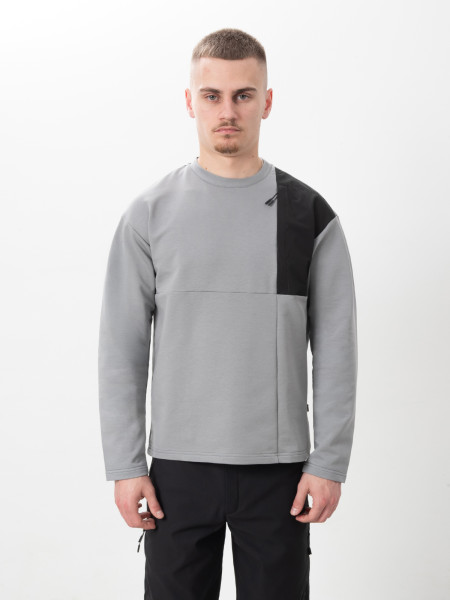 Лонгслів WITH CHEST POCKET | світло-сірий 1/26 фото 2