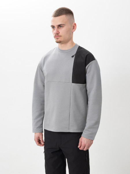 Лонгслів WITH CHEST POCKET | світло-сірий 1/26 фото 3