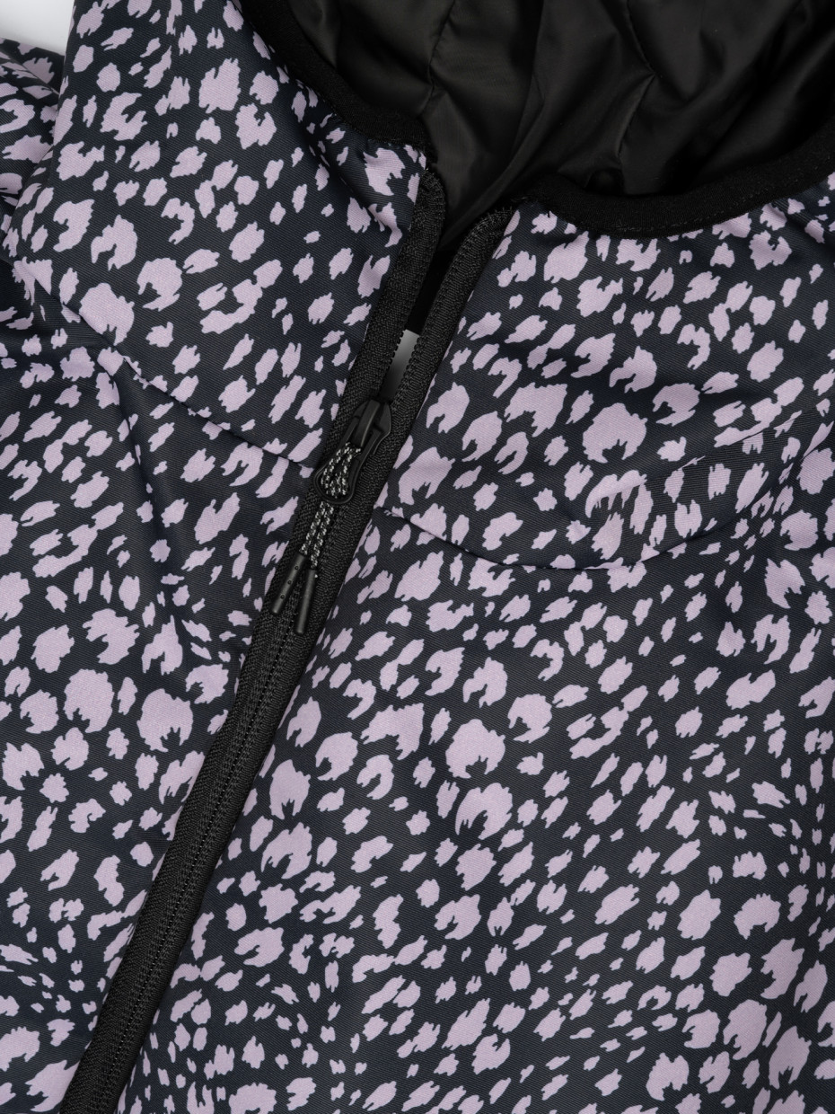 Куртка женская OVERSIZE DEMI JACKET | lilac leopard 2/24