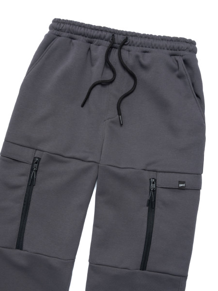 Штани CARGO STONE ZIPPER I темно-сірий 1/26 фото 6