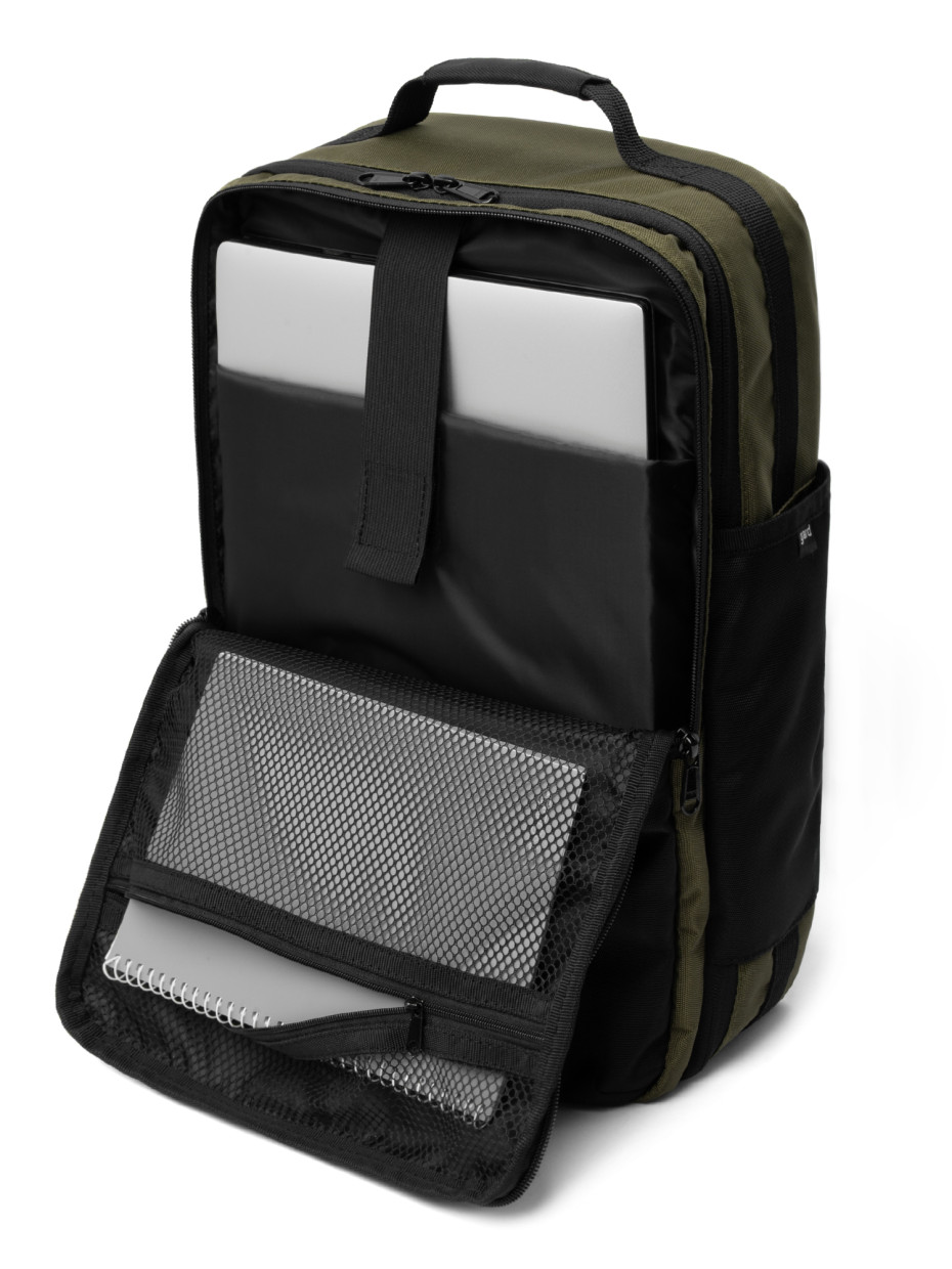 Рюкзак-валіза SKY (SUITCASE MOD) | чорний/хакі 4/25