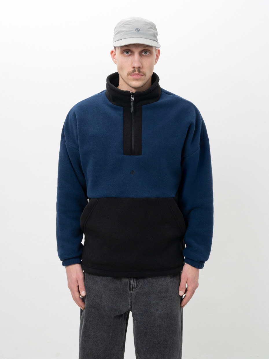 Кофта FLEECE BOTTOM І синій - чорний 4/25