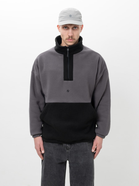 Кофта FLEECE BOTTOM І темно-сірий - чорний 4/25 фото 2