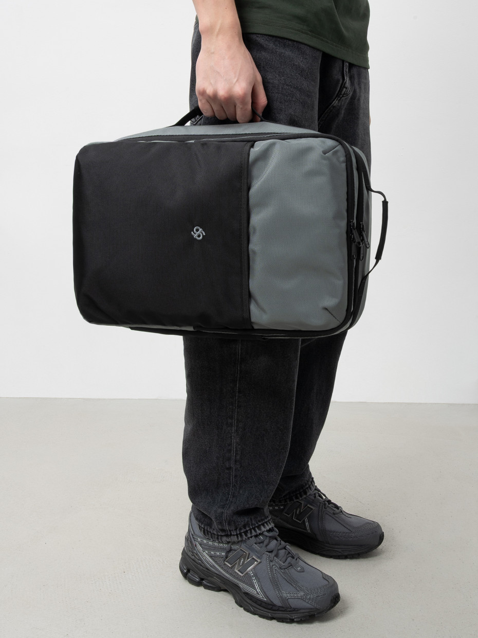 Рюкзак-валіза SKY (SUITCASE MOD) | чорний/сірий 4/25