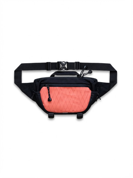 Сумка LONG | CORDURA чорний/X-PAC кораловий 3/23