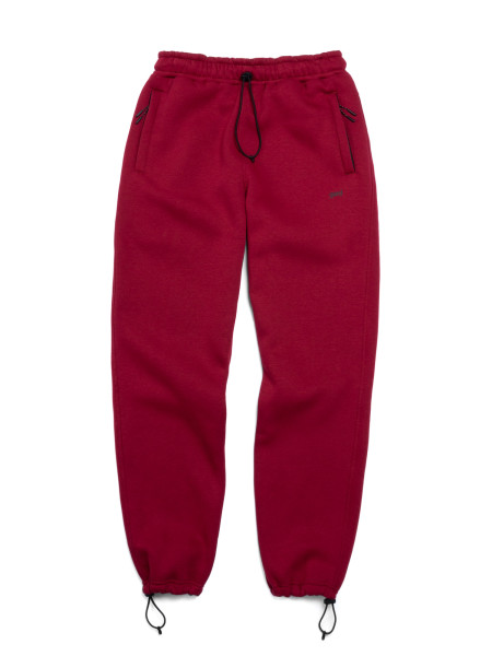 Спортивні штани SHIRR fleece І бордовий 1/25