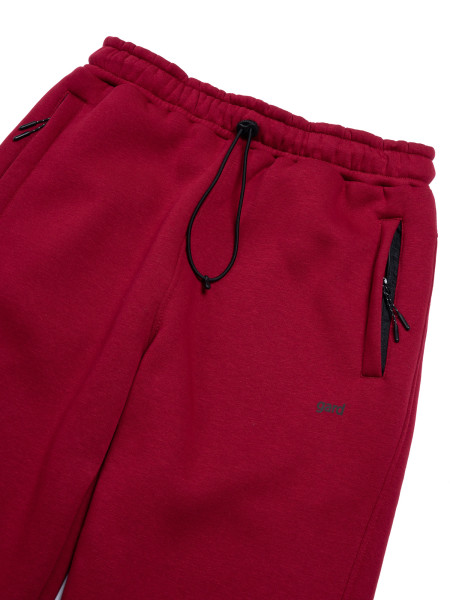 Спортивні штани SHIRR fleece І бордовий 1/25 фото 2