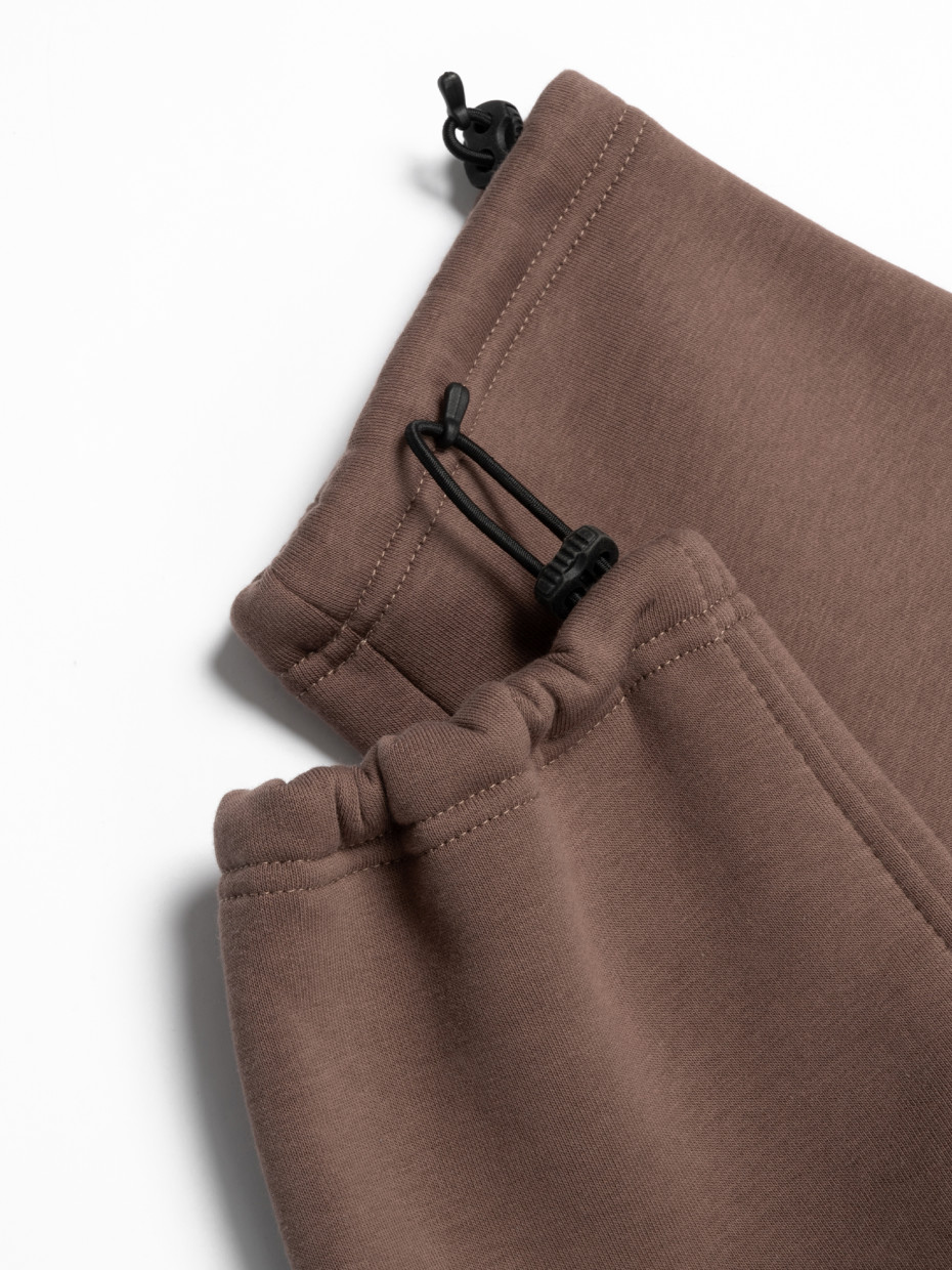Спортивні штани SHIRR fleece I коричневий 4/24