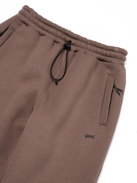 Спортивні штани SHIRR fleece I коричневий 4/24 фото 4