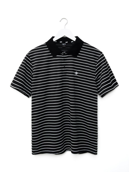 Футболка POLO STRIPE | чорний 2/26