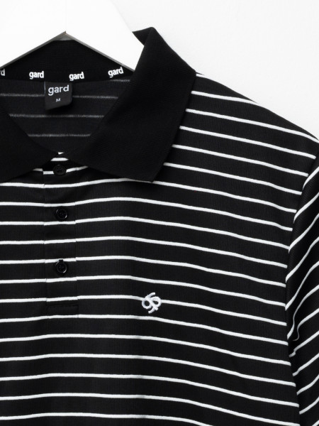Футболка POLO STRIPE | чорний 2/26 фото 2