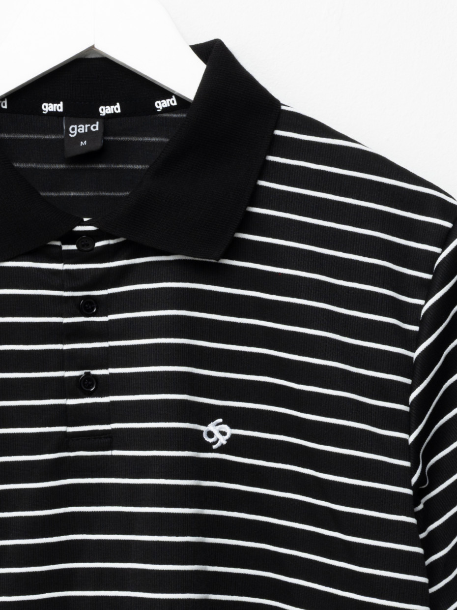 Футболка POLO STRIPE | чорний 2/26