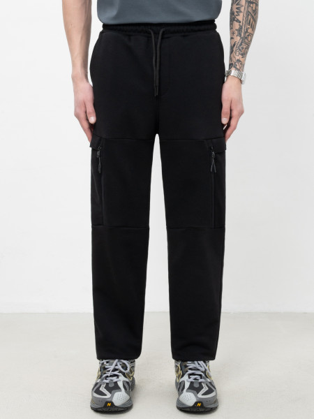 Штани CARGO STONE ZIPPER I чорний 1/26 фото 2
