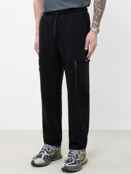 Штани CARGO STONE ZIPPER I чорний 1/26 фото 3
