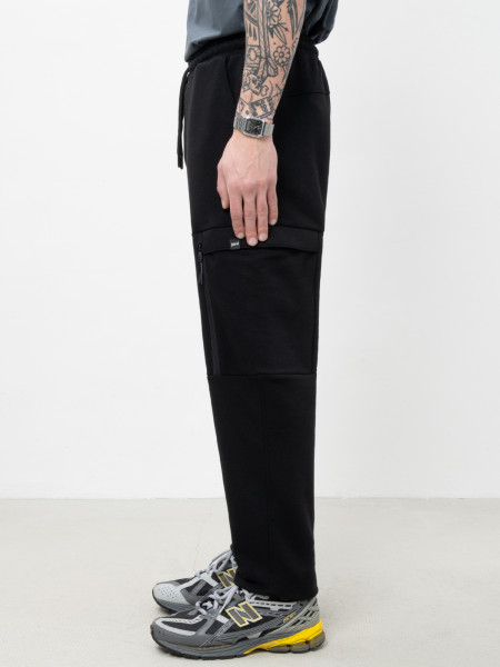 Штани CARGO STONE ZIPPER I чорний 1/26 фото 4