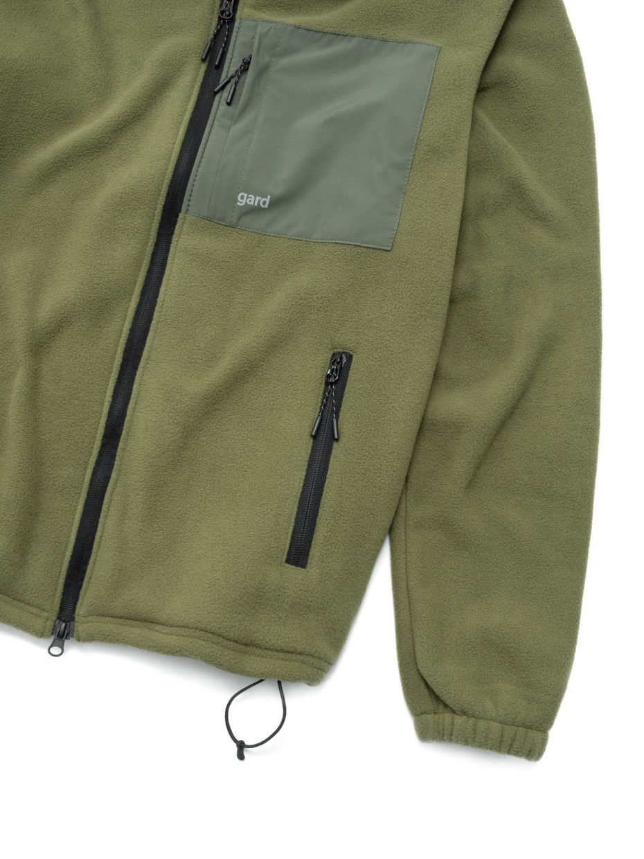 Кофта FLEECE ONE POCKET І хаки - серо-зеленый 4/25