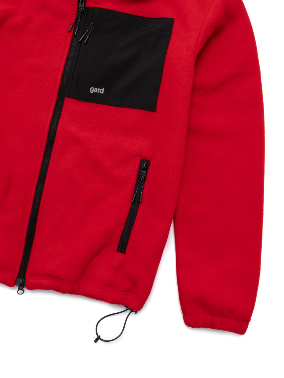 Кофта FLEECE ONE POCKET І красный - черный 4/25