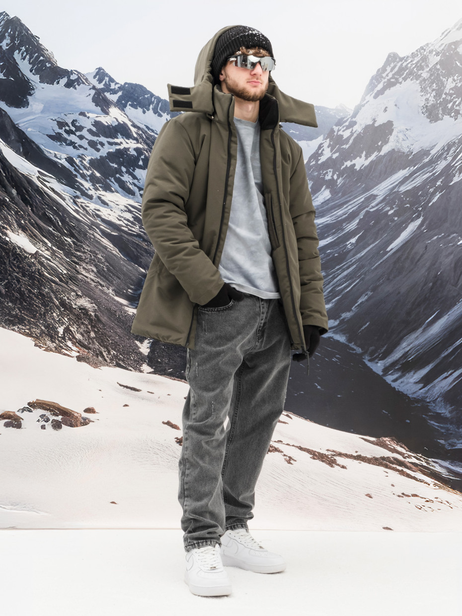 [gb] Чоловіча парка WINTER RAINCOAT [gb] | хакі 4/24