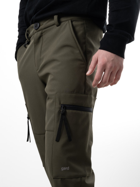 Теплі штани ZIP CARGO I хакі 4/24 фото 6