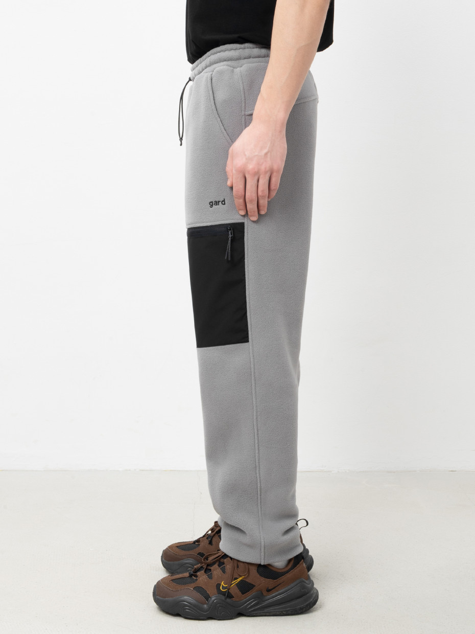 Спортивні штани MICROFLEECE RUT І світло-сірий - чорний 4/25