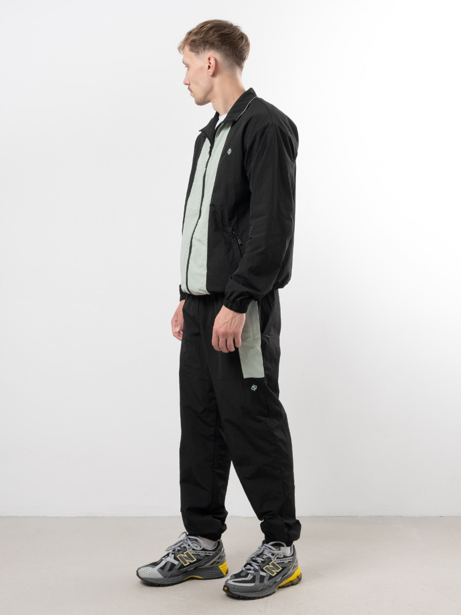 Спортивний костюм VERTICAL TRACK SUIT | чорний - м’ятний 2/25